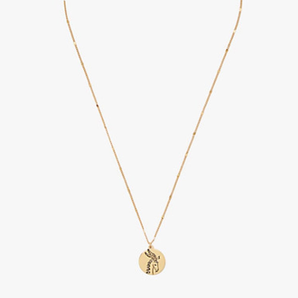 Kate Spade Zodiac Capricorn Round Pendant - Picture 2 of 5